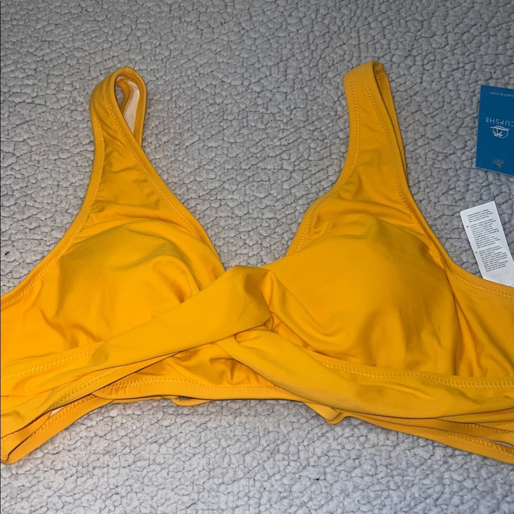 Sunny Yellow Women's Swim Bra